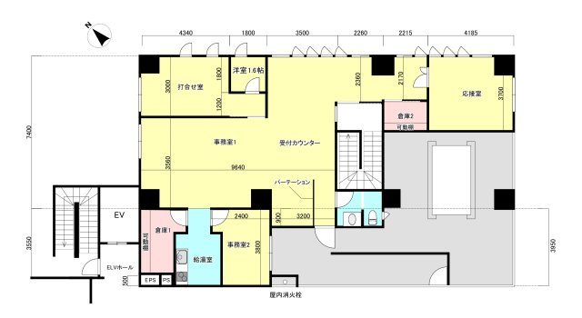 【間取り】 | ルアナガーデン新百合店舗 | ワンフロア131.85平米！事務所・美容室・クリニック等、お気軽にご相談ください♪