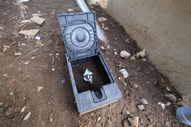 《仲介手数料無料》練馬区石神井台３丁目20-24新築一戸建てKEIAI STYLEのその他|散水栓
撮影日 2025年9月25日 14:30 晴れ