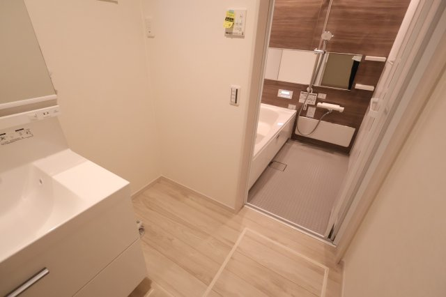 《仲介手数料無料》練馬区石神井台３丁目20-24新築一戸建てKEIAI STYLEのランドリースペース|撮影日 2025年9月25日 16:40 曇り