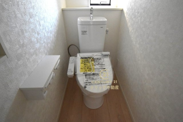 Cradlegarden　 北茨城市大津町北町　第12　3のトイレ|１階と２階、２ヶ所に清潔なトイレ。
毎日使う空間と機能だから、いつまでも清潔なスペースであってほしいのがトイレです。