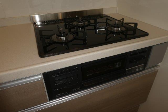 フソラのキッチン|3口ガスコンロ