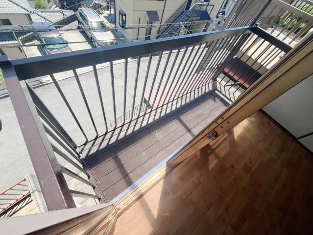プラムハウスのバルコニー