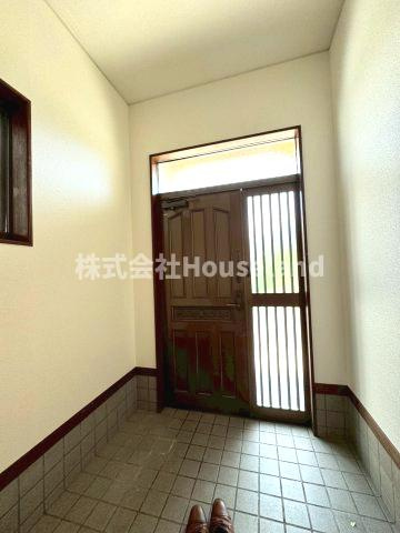 岩出相谷戸建の玄関