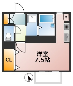 【間取り】 | プランドール湊川 | ☆神戸市兵庫区　プランドール湊川☆