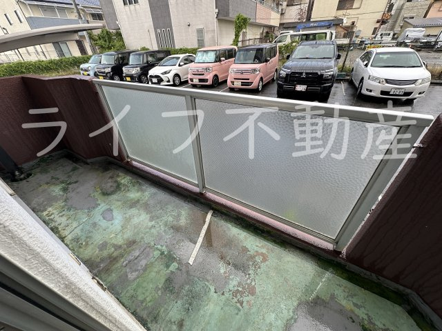 第2東大阪村橋マンション（瓢箪山賃貸）のバルコニー|暖かな日差しのふりそそぐバルコニー