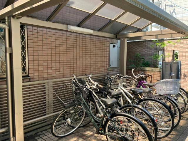 コーポラスヤスイのその他共用部分|駐輪場です