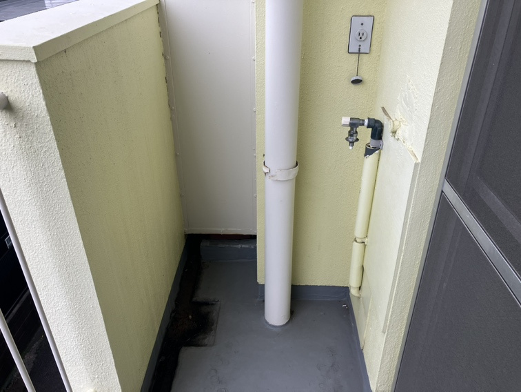 竹味マンションのその他|洗濯機置き場です