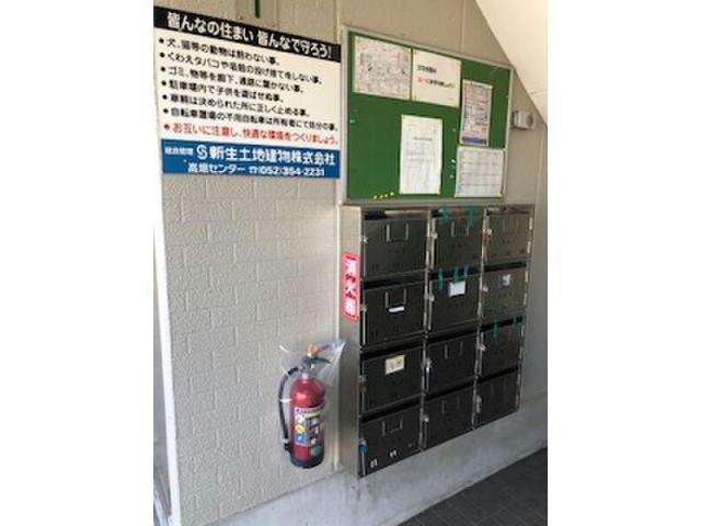 メゾン畑田のロビー|ゆとりのあるロビーです