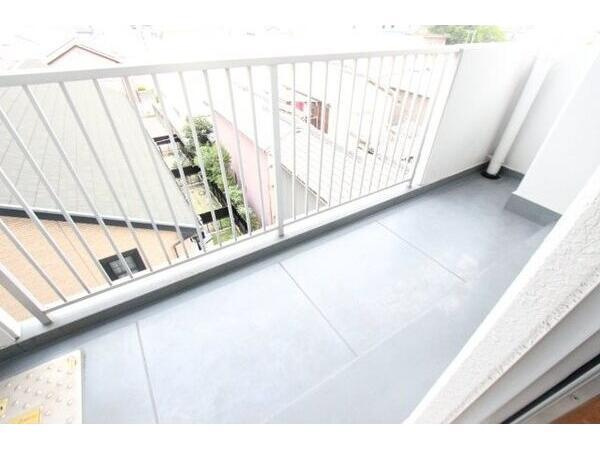 本宮ハイツ山田のバルコニー