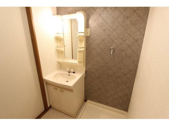 第５グランドハイツ鬼頭の洗面所|明るい洗面所です