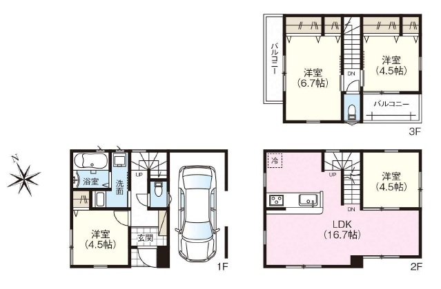 【間取り】 | 志木市柏町第１ | ４LDK