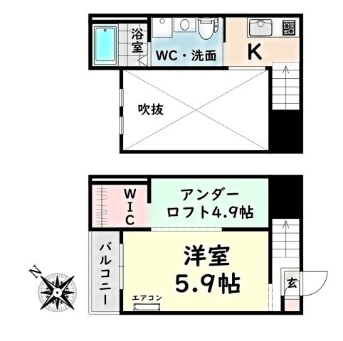 【間取り】 | Bleu Ciel 千竈通【名古屋市賃貸・ペット可】