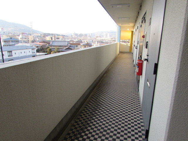 ケイズキューブのその他共用部分|共有部分の廊下です