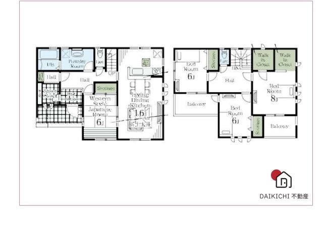 【間取り】 | 寄居町露梨子　Livele Garden.s　新築戸建　全8棟　7号棟 | 7号棟