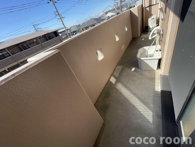 アムール高田のバルコニー