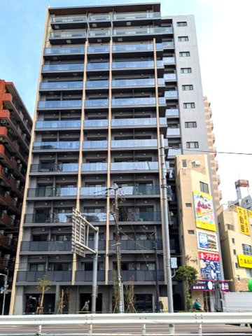 ONE ROOF RESIDENCE台東根岸の外観|駅1分、瀟洒な外観です