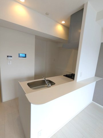 ONE ROOF RESIDENCE台東根岸の設備|グリル付ガス3口システムカウンターキッチン