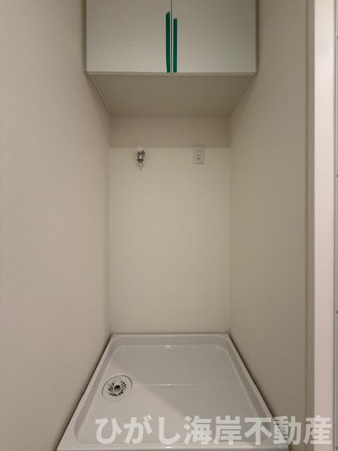 パシフィックガーデン茅ヶ崎A棟のランドリースペース|新規リフォーム完了！　洗濯機置場