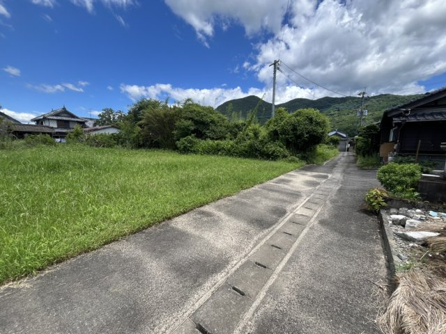 川田町西土地の外観