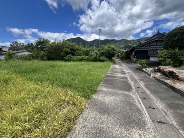 川田町西土地の外観