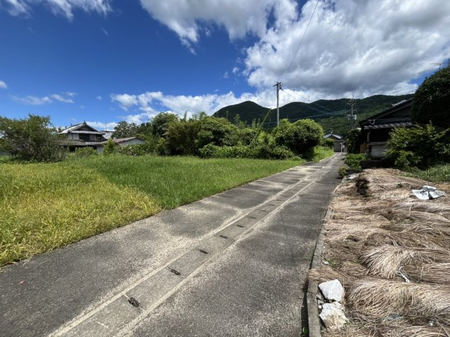 川田町西土地の外観
