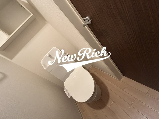 前橋市朝倉町のアパートのトイレ