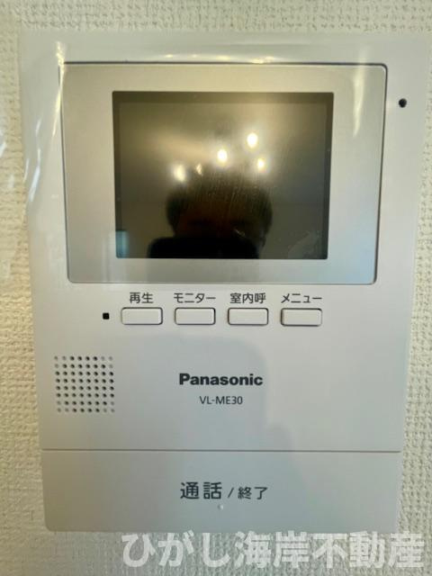 平塚市龍城ケ丘　新築戸建　全4棟　のセキュリティ|TVモニター付きインターフォン