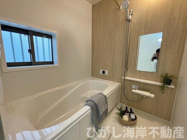 平塚市龍城ケ丘　新築戸建　全4棟　の浴室|1坪タイプ　ユニットバス