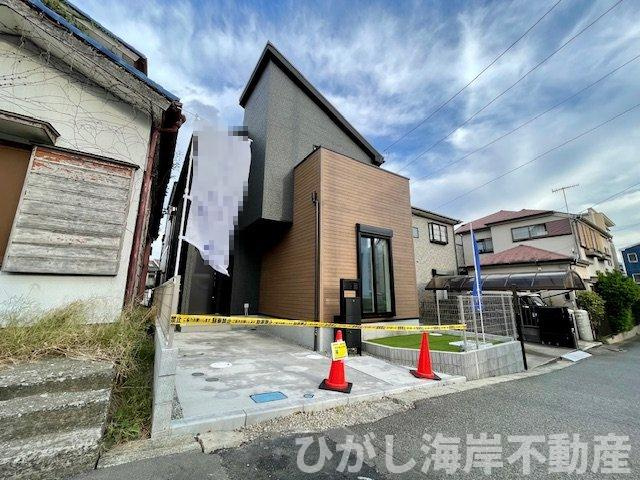 平塚市幸町　新築戸建の前面道路含む現地写真|現地外観