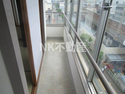 【バルコニー】 | エイシン長栄寺ビル（河内永和賃貸） | インナーバルコニーです