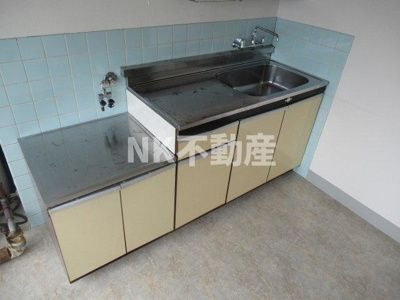 【キッチン】 | エイシン長栄寺ビル（河内永和賃貸） | お料理しやすいキッチンです