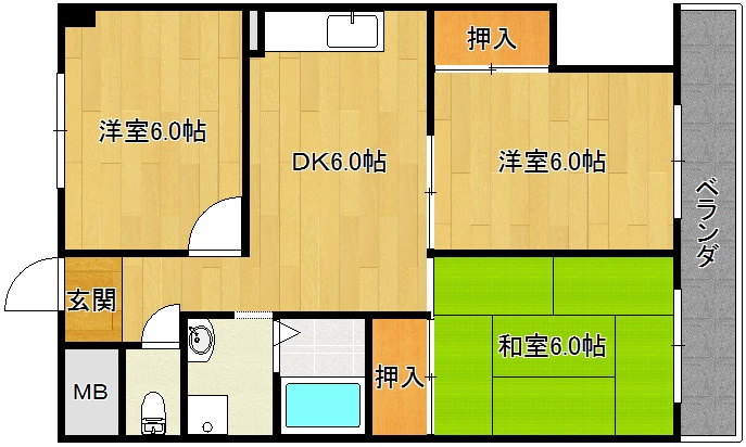 マンション吾光の間取り