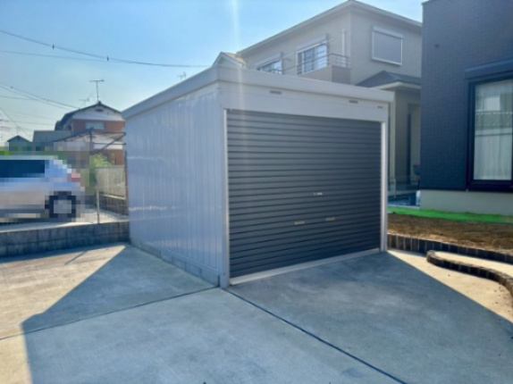 野田市柳沢　中古戸建　令和3年築のその他|便利なガレージ付き！アウトドア用品、趣味道具を収納できます！物の置場に困らないです！