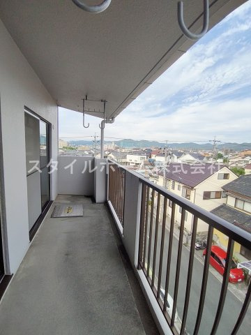 クレアつつじが丘のバルコニー|広々としたバルコニーです