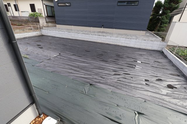 《仲介手数料無料》蓮田市椿山４丁目17-9(全1戸)新築一戸建てリーブルガーデンの庭|撮影日 2025年9月18日 15:40 晴れ