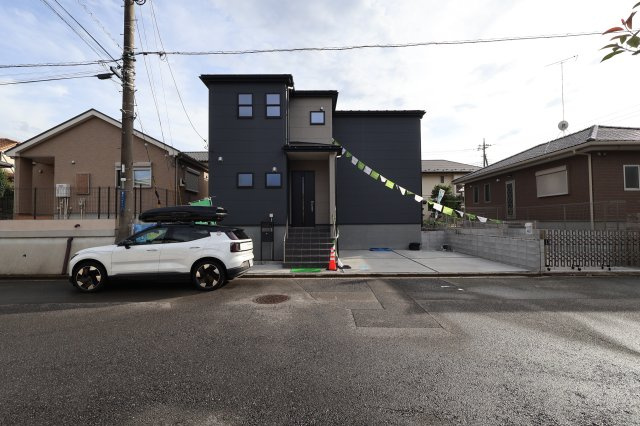 《仲介手数料無料》蓮田市椿山４丁目17-9(全1戸)新築一戸建てリーブルガーデンの外観|撮影日 2025年9月18日 15:40 晴れ