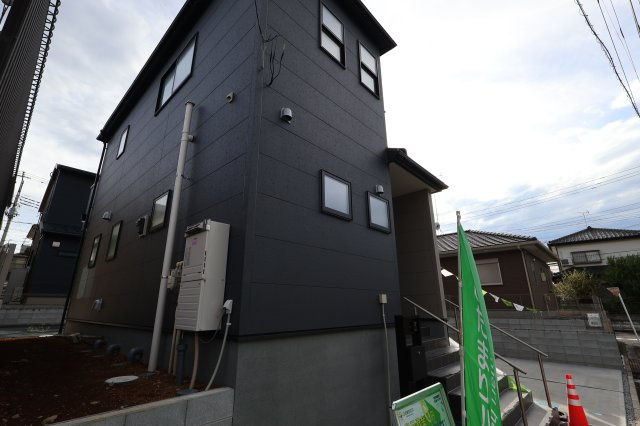 【外観】 | 《仲介手数料無料》蓮田市椿山４丁目17-9(全1戸)新築一戸建てリーブルガーデン | 撮影日 2025年9月18日 15:40 晴れ