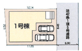 ３路線利用できるアクセスを選べるポジションの区画図|店舗前駐車場あります。お車でご来店ください