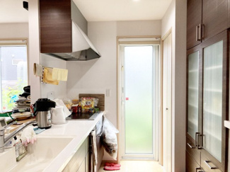 【キッチン】 | 西区平和1-8　戸建 | 食洗器・カップボード備付♪