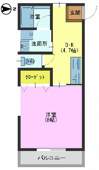 １Ｋ、洋室７帖