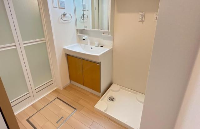 仮）朝倉町アパート新築工事の洗面所|洗面（イメージ）