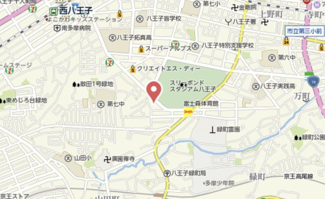 祝　成約済み　ベルシヤトゥ八王子台町　八王子市　中古マンションの地図|～仲介手数料無料☆八王子ひなた不動産～ベルシヤトゥ八王子台町