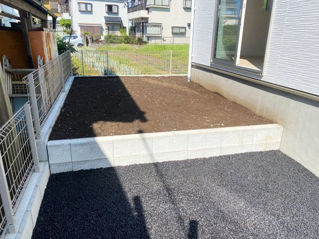 『八王子市新築戸建て』八王子市川口町2159-7【仲介手数料無料】　８９期の庭|～仲介手数料無料☆八王子ひなた不動産～八王子市川口町　新築戸建て