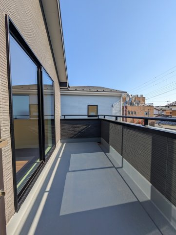 【バルコニー】 | リーブルガーデン.S高崎市石原町第24ー⑤ | 開放的なスカイバルコニー♪