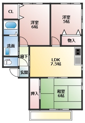 グリーンパレス福井　B棟