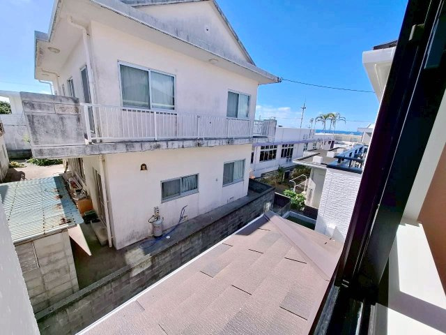 ハートフルタウン読谷村長浜　B号棟の展望|お部屋から海が見えます♪