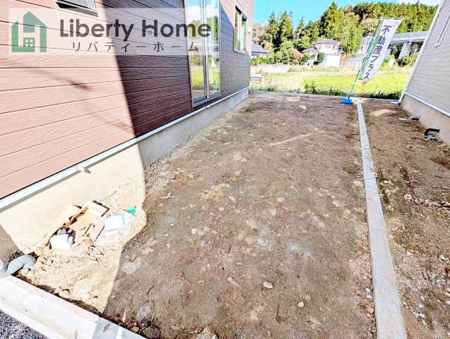 北茨城市磯原町木皿第3　新築戸建　1号棟の庭