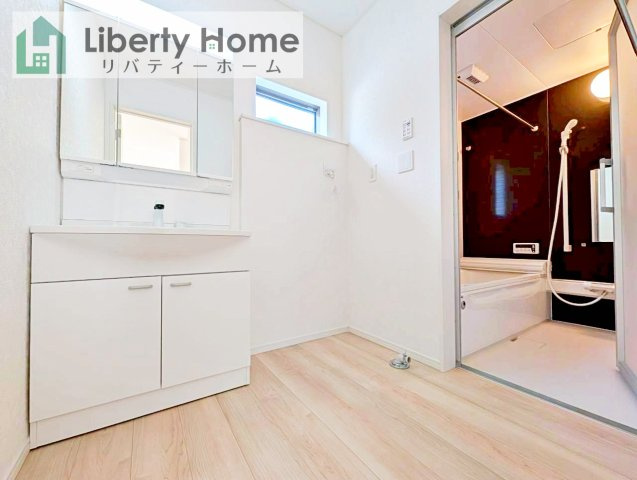 北茨城市磯原町木皿第3　新築戸建　1号棟の洗面所