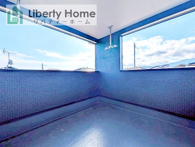 北茨城市磯原町木皿第3　新築戸建　3号棟のバルコニー