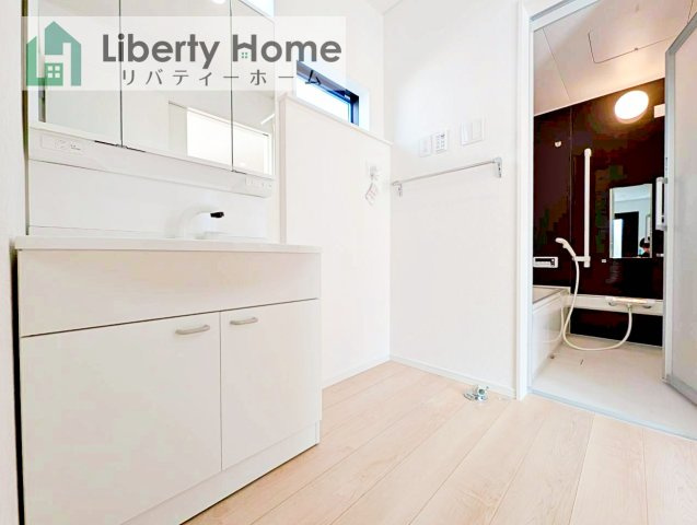 北茨城市磯原町木皿第3　新築戸建　3号棟の洗面所